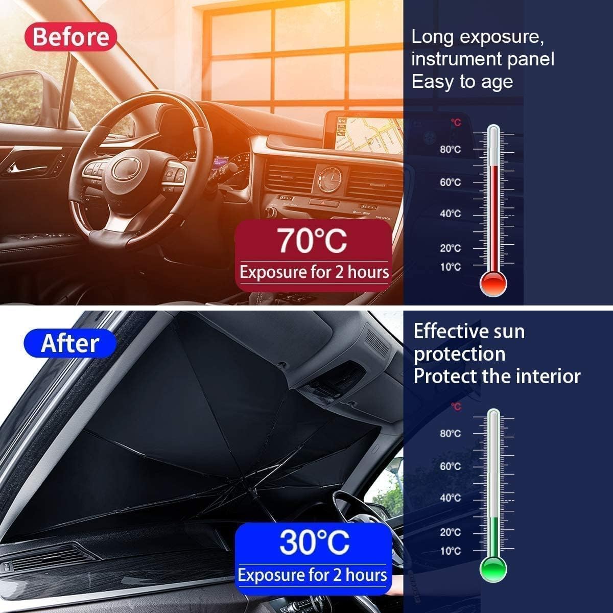 Premium Car Windshield Sunshade™