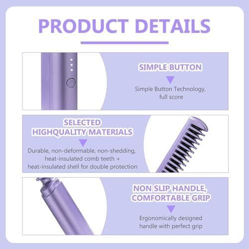 GLOW COMB PRO HAIR STAIGHTENTER