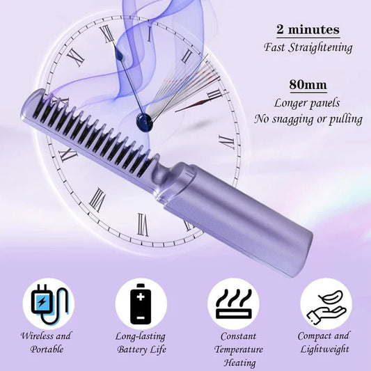 GLOW COMB PRO  HAIR STAIGHTENTER